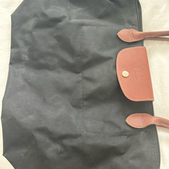 Longchamp black tote , gently used - Picture 4 of 5
